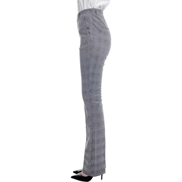 Marycrafts Womens Pull On Stretch Yoga Straight Dress Work Pants 29 3133Houndstooth  Inseam 33