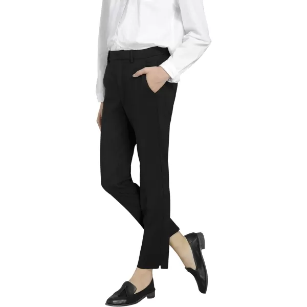 Marycrafts Womens Work Ankle Dress Pants Trousers SlacksBlack