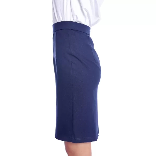 Marycrafts Womens Work Office Business Pencil SkirtNavy