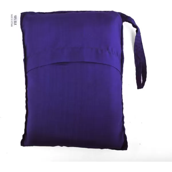 Purple Blue 100 Pure Mulberry Silk Single Sleeping Bag Liner Travel Sheet Sleepsack 83x33Purple Blue 100 Pure Mulberry Silk Single Sleeping Bag Liner Travel Sheet Sleepsack 83x33