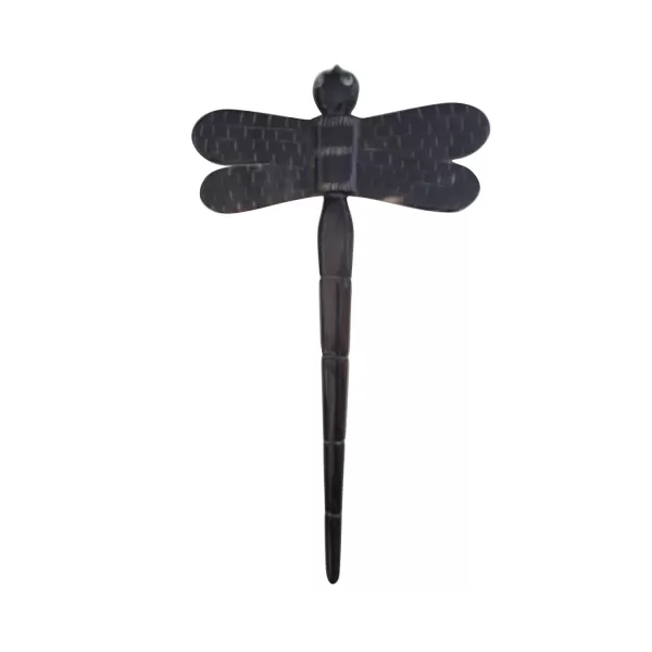 Marycrafts Dragonfly Horn Hair Stick Hairstick Hair Pin Hairpin Hair Accessories Handmade 591Black