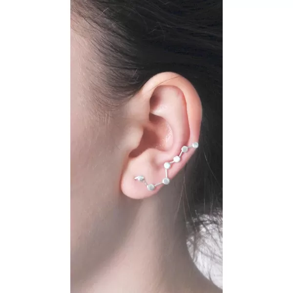 Marycrafts Sterling Silver Ursa Minor Big Dipper Ear CrawlerMarycrafts Sterling Silver Ursa Minor Big Dipper Ear Crawler