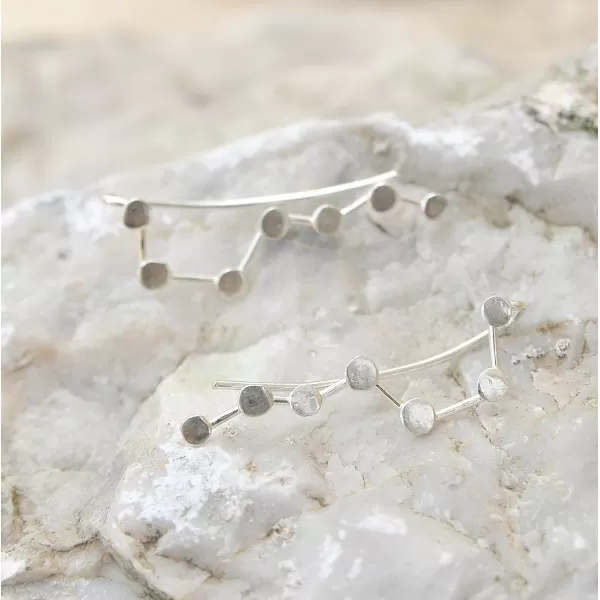 Marycrafts Sterling Silver Ursa Minor Big Dipper Ear CrawlerMarycrafts Sterling Silver Ursa Minor Big Dipper Ear Crawler