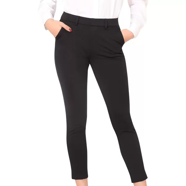 Marycrafts Womens Pull On Stretch Yoga Dress Business Work PantsBlack