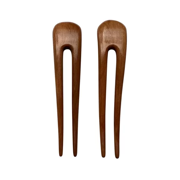 Marycrafts Wooden Simple Hair Fork Hairfork Hair Pin Hairpin Hair Accessory Hair Toy Handmade 1 pcSet 2 Pcs