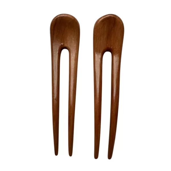 Marycrafts Wooden Simple Hair Fork Hairfork Hair Pin Hairpin Hair Accessory Hair Toy Handmade 1 pcSet 2 Pcs