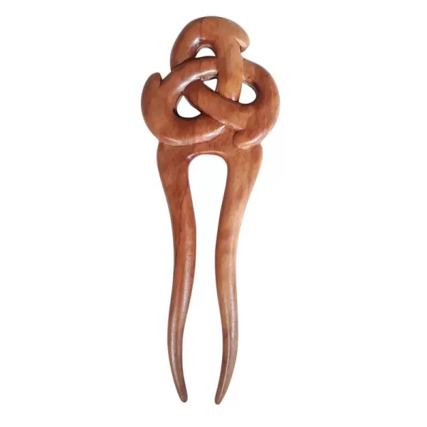 Marycrafts Wooden Celtic Knot Hair Fork Hairfork Hair Pin Hairpin Hair Accessory Hair Toy Handmade 1 pc1 Count Pack of 1