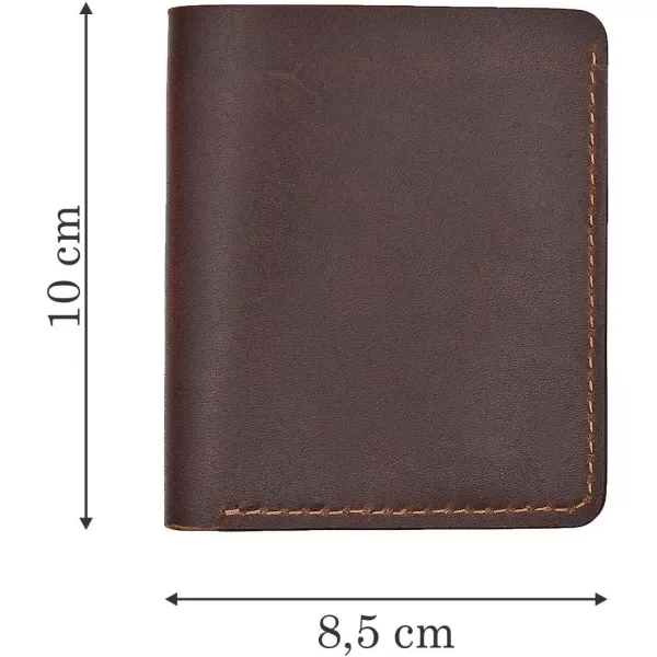 Marycrafts Handmade BiFold Slim Leather Wallets for MenMarycrafts Handmade BiFold Slim Leather Wallets for Men