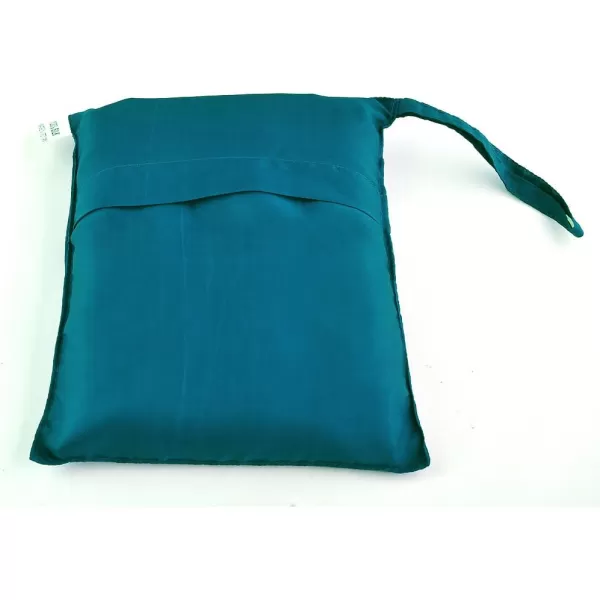 Marycrafts 100 Pure Mulberry Silk Single Sleeping Bag Liner Travel Sheet 83x33Peacock Blue