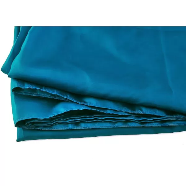 Marycrafts 100 Pure Mulberry Silk Single Sleeping Bag Liner Travel Sheet 83x33Peacock Blue