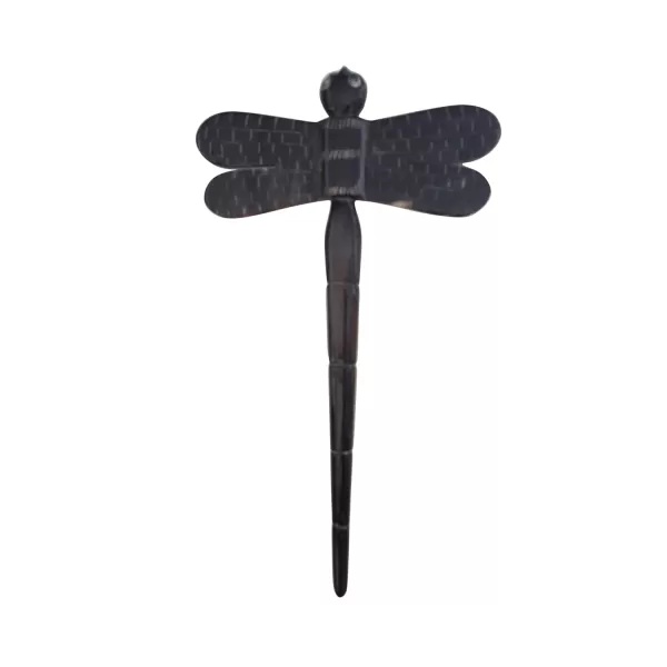 Marycrafts Dragonfly Horn Hair Stick Hairstick Hair Pin Hairpin Hair Accessories Handmade 591quotBlack