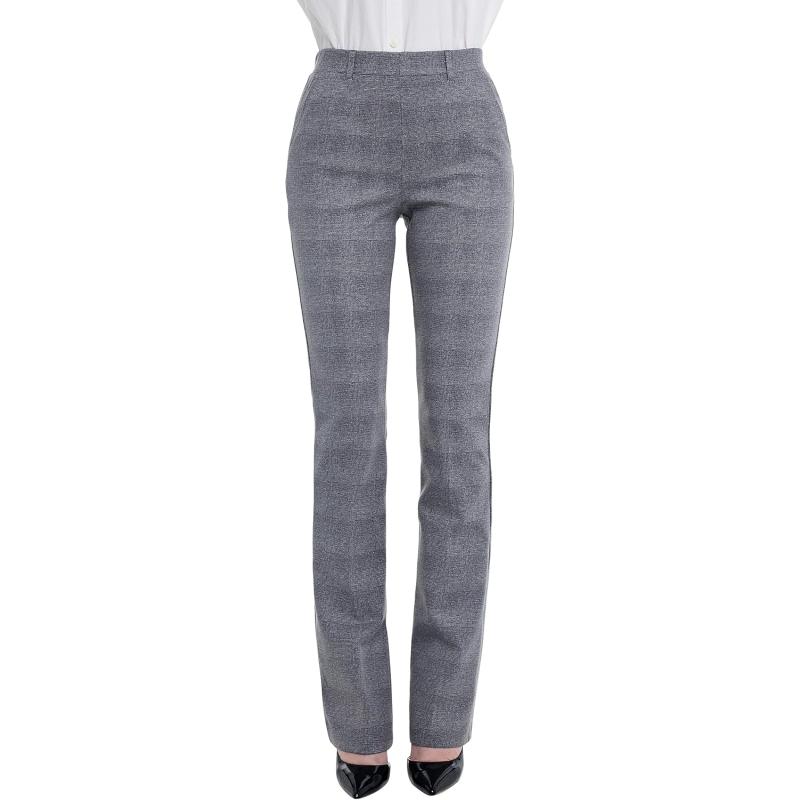 imageMarycrafts Womens Pull On Stretch Yoga Straight Dress Work Pants 29quot 31quot33quotHoundstooth  Inseam 33