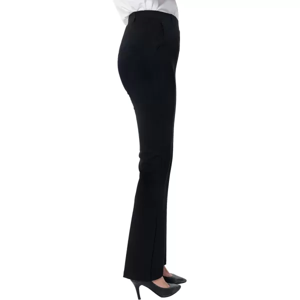 imageMarycrafts Womens Pull On Stretch Yoga Straight Dress Work Pants 29quot 31quot33quotBlack  Inseam 31