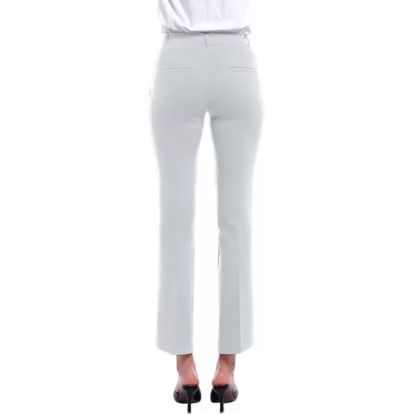 imageMarycrafts Womens Pull On Stretch Yoga Straight Dress Work Pants 29quot 31quot33quotWhite  Inseam 29