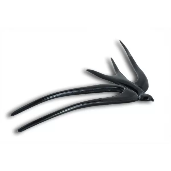 imageMarycrafts Buffalo Horn Swallow Bird Hair Fork Hair Sticks Accessories HandmadeBlack 2