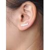 imageMarycrafts Sterling Silver Arrow Ear Crawler Ear Climber