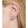 imageMarycrafts Sterling Silver Caffeine Molecule Chemistry Ear Crawler