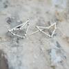 imageMarycrafts Sterling Silver Capricorn Constellation Earrings Ear Crawler Ear Climber