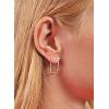 imageMarycrafts Sterling Silver Ear Jacket Front Back Earrings Double Sided Earrings