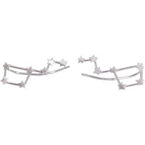 imageMarycrafts Sterling Silver Cassiopeia Big Dipper Constellation Ear Crawler