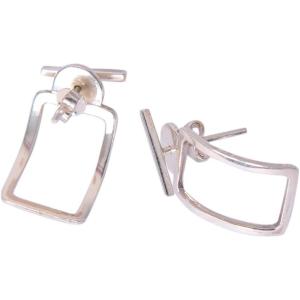 imageMarycrafts Sterling Silver Ear Jacket Front Back Earrings Double Sided Earrings