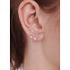 imageMarycrafts Sterling Silver Gemini Constellation Earrings Ear Crawler Ear Climber