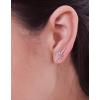 imageMarycrafts Sterling Silver Sun Light Ear Climber Ear Crawler Earrings