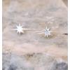 imageMarycrafts Sterling Silver Sun Light Ear Climber Ear Crawler Earrings