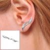 imageMarycrafts Sterling Silver Wave Ear Crawler Ear Climber