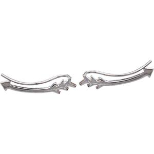 imageMarycrafts Sterling Silver Arrow Ear Climber Ear Crawler Earrings