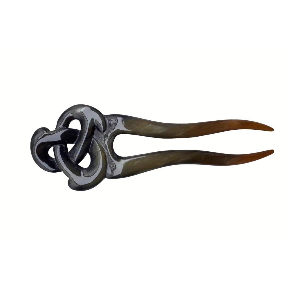 imageMarycrafts Celtic Knot Buffalo Horn Hair Fork Hair stick Hair Accessories MulticolorMulticolor