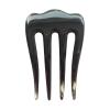 imageMarycrafts Buffalo Horn Hair Comb 4 Prongs Hair Fork Hair Pin Hair Accessories For WomenBlack