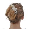 imageMarycrafts Peacock Buffalo Horn Hair Fork Hair sticks Accessories HandmadeLight Shade