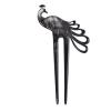 imageMarycrafts Peacock Buffalo Horn Hair Fork Hair sticks Accessories HandmadeBlack