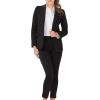 imageMarycrafts Womens Business Blazer Pant Suit Set for WorkBlack