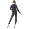 imageMarycrafts Womens Business Blazer Pant Suit Set for WorkGray