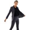 imageMarycrafts Womens Business Blazer Pant Suit Set for WorkGray