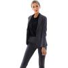 imageMarycrafts Womens Business Blazer Pant Suit Set for WorkGray