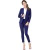 imageMarycrafts Womens Business Blazer Pant Suit Set for WorkNavy