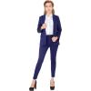 imageMarycrafts Womens Business Blazer Pant Suit Set for WorkNavy