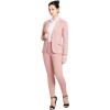imageMarycrafts Womens Business Blazer Pant Suit Set for WorkPink