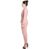 imageMarycrafts Womens Business Blazer Pant Suit Set for WorkPink