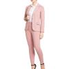imageMarycrafts Womens Business Blazer Pant Suit Set for WorkPink