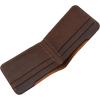 imageMarycrafts Handmade BiFold Slim Leather Wallet for Men