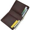imageMarycrafts Handmade BiFold Slim Leather Wallets for Men