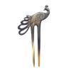 imageMarycrafts Peacock Buffalo Horn Hair Fork Hair sticks Accessories Handmade MultiColorMultiColor