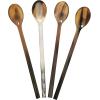 imageMarycrafts Set of 6 Long Light Shade Buffalo Horn Caviar Spoons 71quotLight Shade