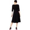 imageMarycrafts Womens Fit Flare Tea Midi Dress for Office Business WorkBlack 07