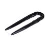 imageMarycrafts Buffalo Horn Simple Small Hair Fork Hairpick Hair Accessories Hair Jewelry Handmade 3quot BlackBlack