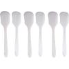 image:imageMarycrafts Set of 6 Large Square White Mother of Pearl MOP Caviar Spoons